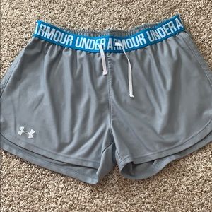 Gray Running Shorts